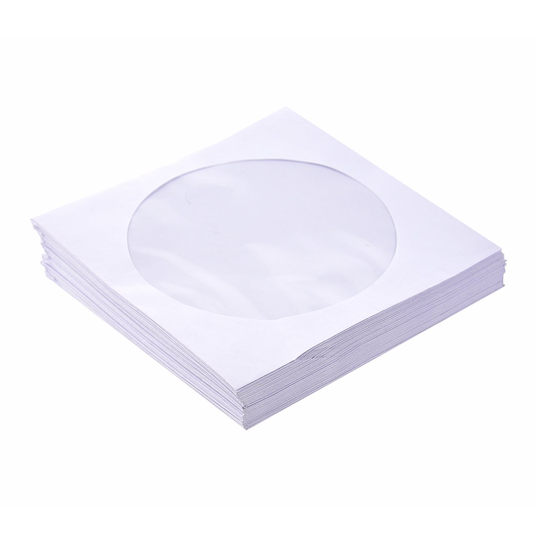 Lanko 50 x 5-calowe kieszenie na płyty CD DVD z klapką