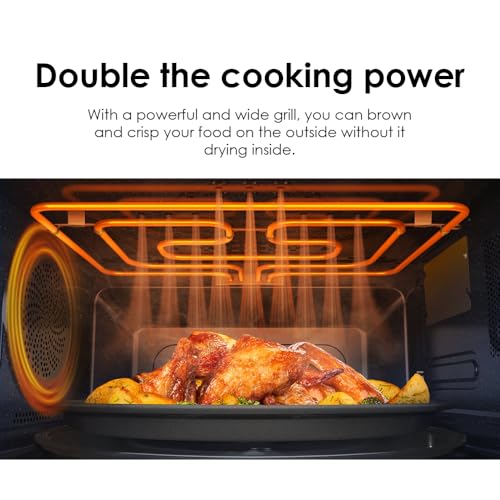 samsung 12 cu ft countertop convection microwave with air fry black glass mc12db8700ckaa