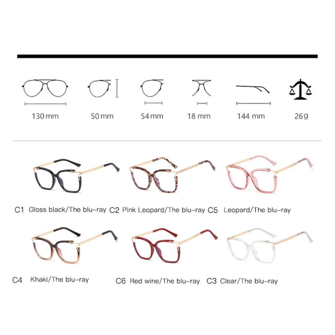 Modne damskie okulary korekcyjne z pełną oprawką, kocie oko, UV400