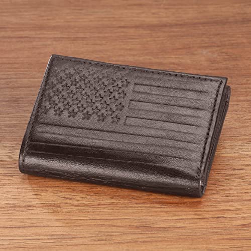 Fox Valley Traders Genuine Leather Embossed RFID Trifold Wallet3