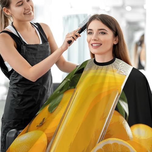 Capa para corte de cabello Oranges Orange Juice 66.9 x 56.7 pulgadas miniatura 5