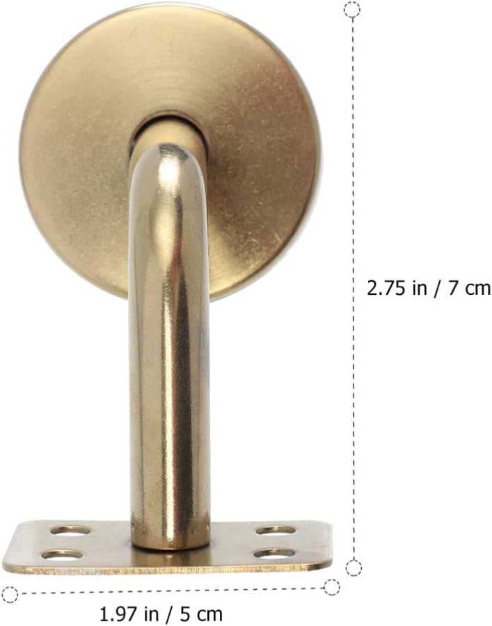 ARTIBETTER 6pcs Stainless Steel Handrail Brackets Support for Indoor Stair Railings Easy Installation for Flat Railings for Projects and Corridors