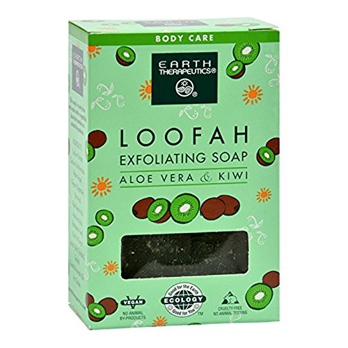 Earth Therapeutics Loofah Exfoliating Bar Soap Aloe Vera