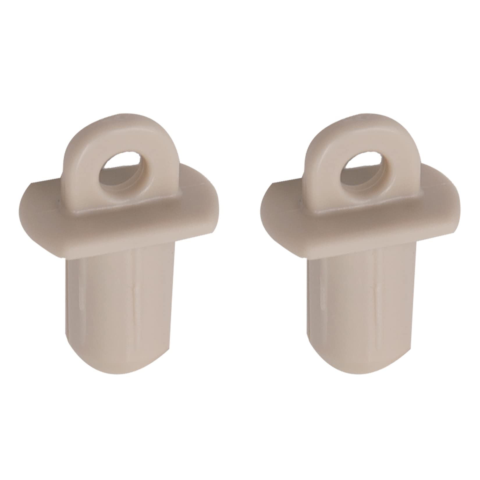 Universal Indoor and Outdoor Blinds Shades Shutter Accessories Easy to Install (Beige, End Cap)