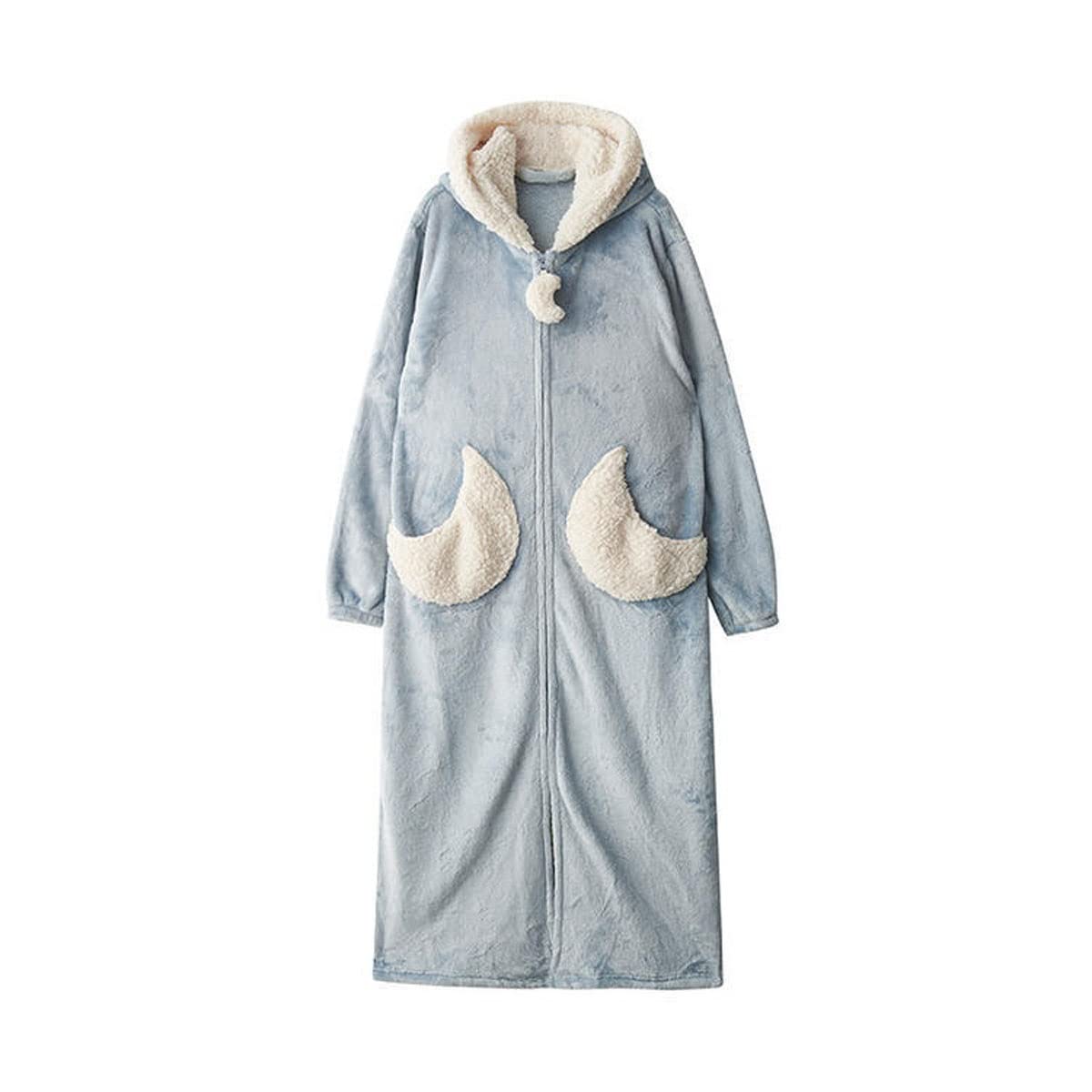 Robe de chambre zippée en polaire pour des soirées cocooning réussies