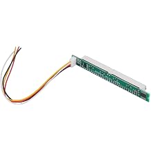 32 LED Bar Array VU Meter Music Sound Audio Display Analyzer Level Indicator With AGC Mode Real-Time Display 24 Green 8 Red For DIY Projects 7V-12V