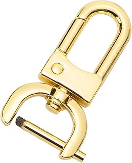 SECRET DESIRE Detachable Snap Hook Swivel Clasp with Screw Bar DIY Purse Strap Replacement K Gold L-picture-37
