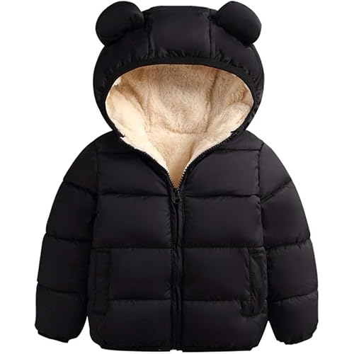 Winter Coats for Toddler Kids Baby Boys Girls Padded Light Puffer Jacket Outerwear Infant Down Jacket with Hoods