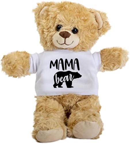 Mama Bear Teddy Bear, Mama Bear Gift Idea, Gift For Mama Bear Gift Stuffed Animal, Plush Teddy Bear with Tee, Welcoming Baby Gift, Gift for Her, Mama Bear Teddy Bear, Mama Bear Gift Idea, Gift For Mama Bear Gift Stuffed Animal, Plush Teddy Bear with Tee, Welcoming Baby Gift, Gift for Her,