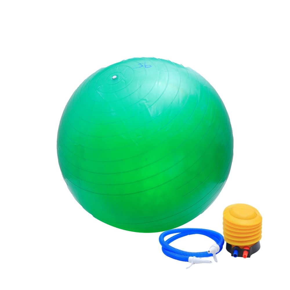 RST MEDICS Men & Women PVC Gym Ball for Exercise & Yoga with Pump, Anti Burst Swiss Birthing Stability Ball for Workout & Fitness, Yoga Ball, Exercise Ball for Men & Women (95 cm) (B0D9GSXXSN) Amazon Price History, Amazon Price Tracker