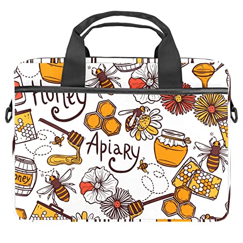 Housse ordinateur 14 pouces avec bandoulière sacoche PC portable 13 pouces