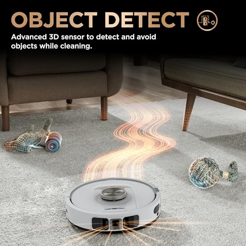 Shark PowerDetect Robot Vacuum & Mop Combo, 60-Day Self-Empty, AV2810ZEWH - image 9