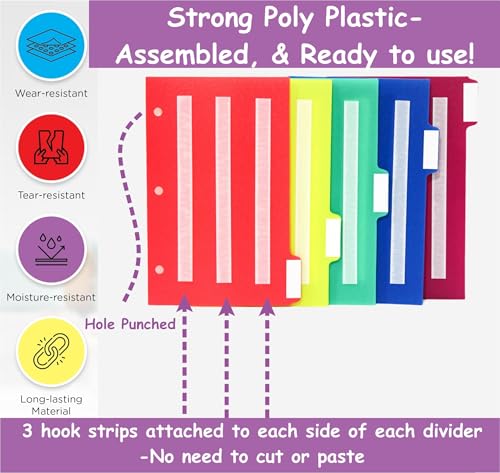 Smile4autism Large 8.5x11” Tools Perfect to Keep Your Loose Visual Picture Cards Organized. Autism, ABA, ADHD, Language & Apraxia Aspergers - Image 5