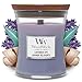 Produktbild WoodWick mittelgroße Duftkerze im Sanduhrglas mit knisterndem Docht | Lavender Spa | Brenndauer bis zu 60 Stunden