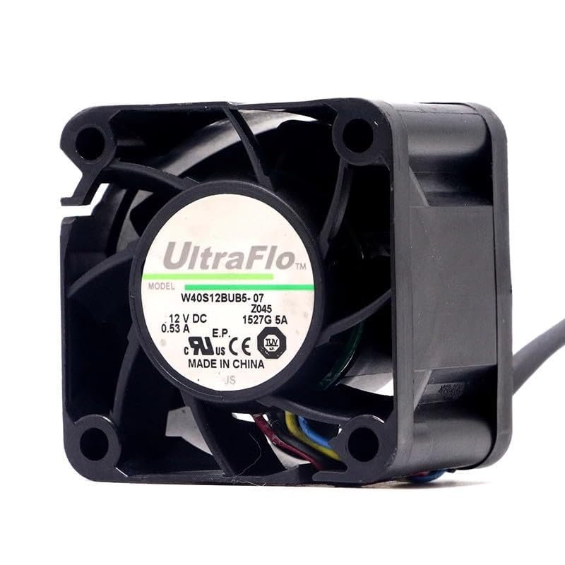 4028 12V 0.53A W40S12BUB5-07 High air Capacity Dual Ball Fan 40 * 40 * 25mm