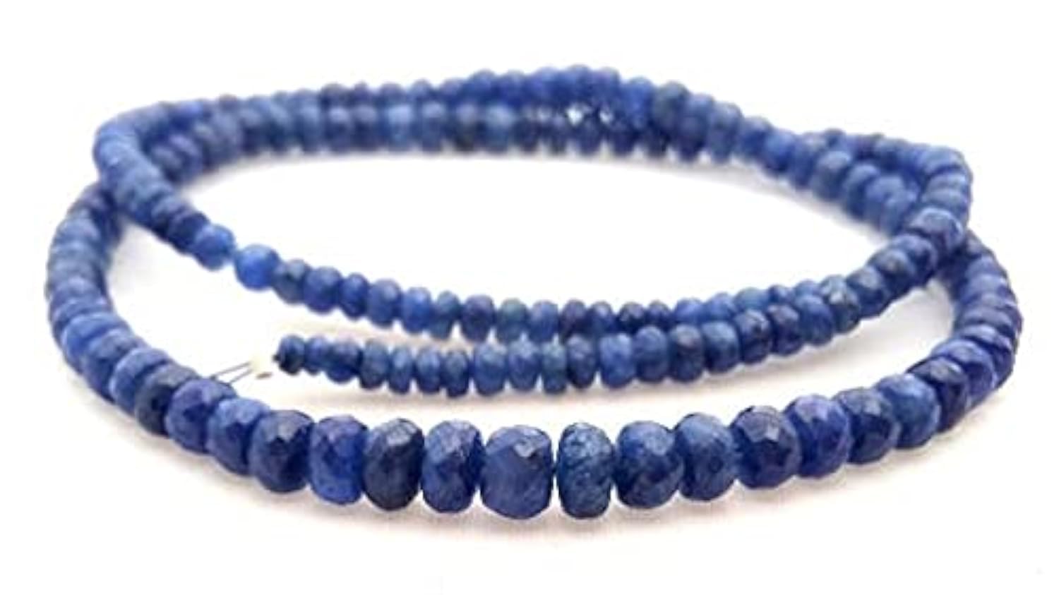 Saphir bleu perles facettées 3 mm 5 mm LKBEADS E0061 pour earring making et necklace making