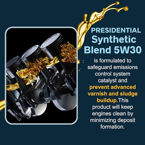 Aceite para motor Presidential Synthetic Blend 5W30 5 galones miniatura 2