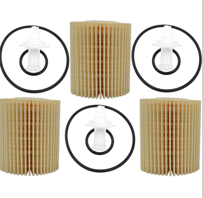 OEMASSIVE 3PCS 04152-YZZA5 Oil Filters Kit Replacement Engine Oil Filter Element Fits for For Lexus Toyota 4Runner FJ Cruiser Tundra Replaces 04152-31080 04152-0P010 04152-38010 04152-0R010