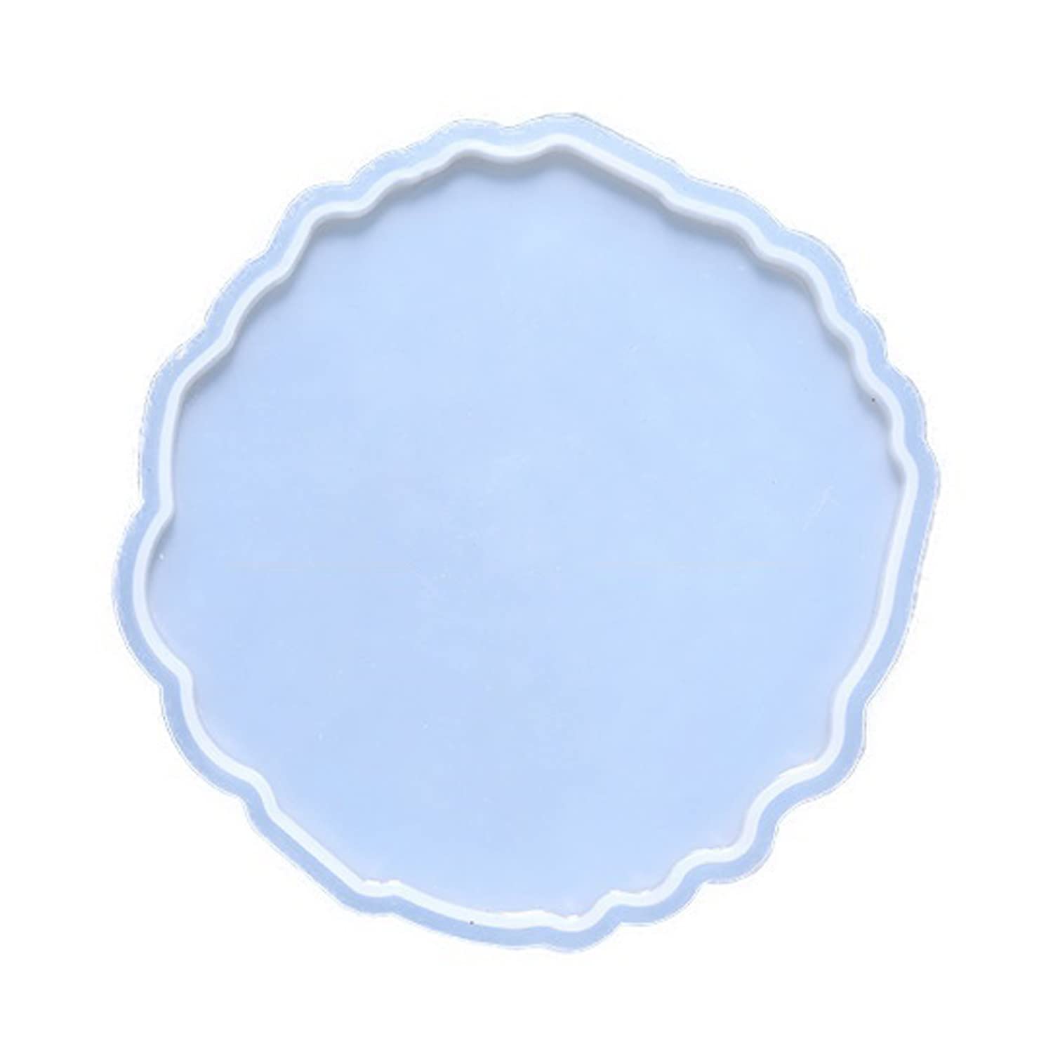 SS Art Land 6" Agate Round Mould/Mold | Silicone Mould Coaster Mould Casting Mould DIY Mould Epoxy Resin Molud Jewellery Mould - 1 PC