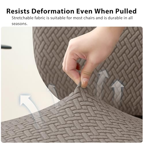 Housse de chaise de bureau pour masquer l'usure avec ce textile extensible - 4