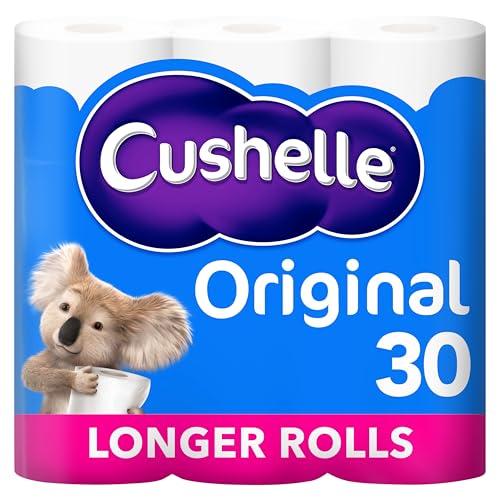 Cushelle Original Toilet Roll 30 Longer Rolls