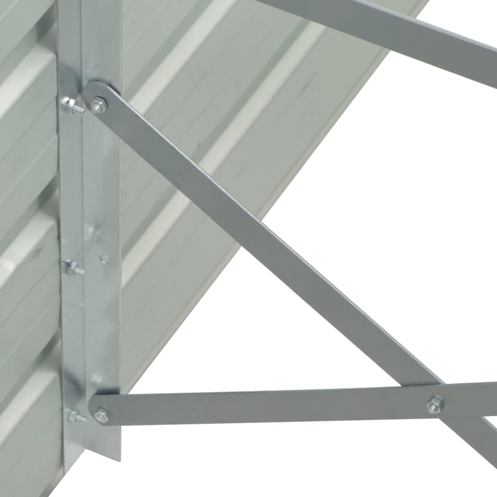 GuyAna Arriate de jardín de Acero galvanizado Verde 100x40x77 cm Accesorios Jardinera Rectangular Macetas Exterior