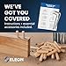 Eleon - Self Centering Dowel Jig with Elongated Jaws and Extra Wide Clamp - Precision Woodworking Made Effortless - Lasting Craftsmanship - Durable Aluminum Alloy Dowel Drill Guide (Blue)
