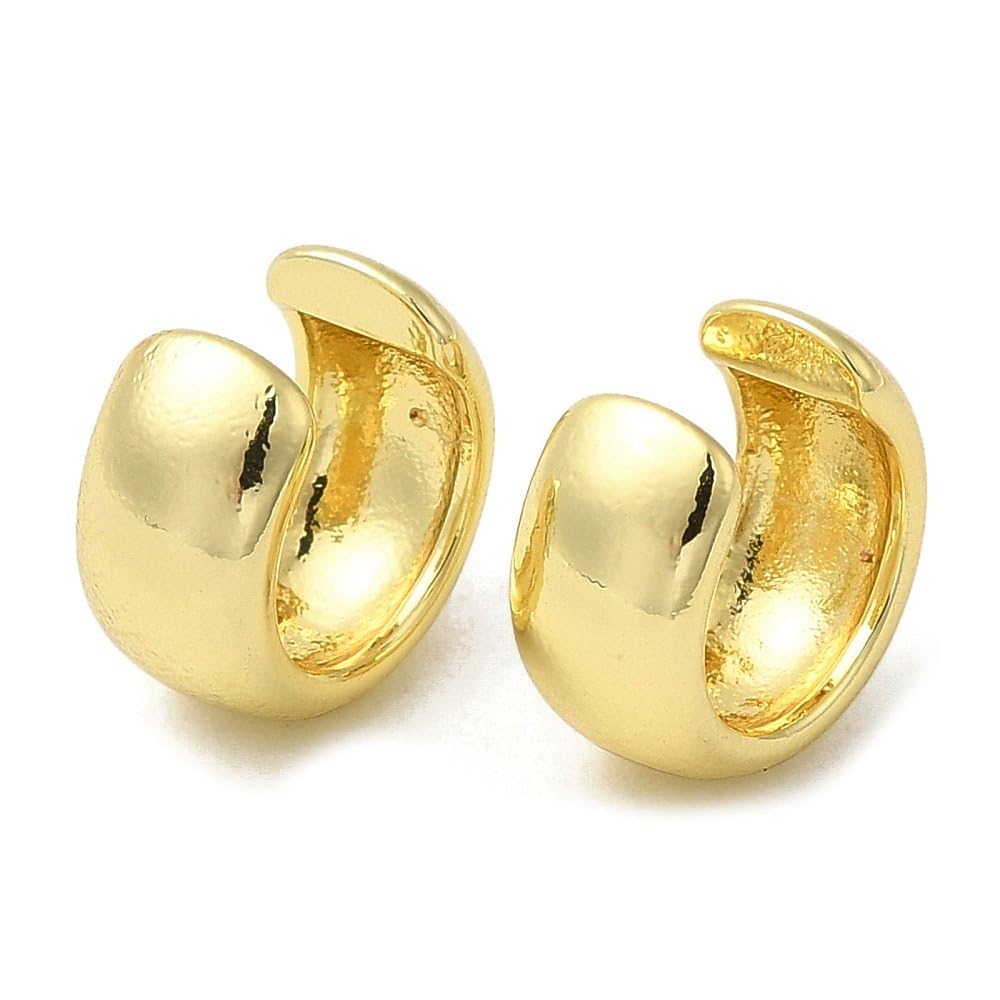 Via Mazzini Fashionable Gold Plated Bali Style Hoop Non-Pierced Clip-On Ear Cuff Earrings For Women And Girls (ER2373) 1 Pair (B0CPPBZ4QH) Amazon Price History, Amazon Price Tracker