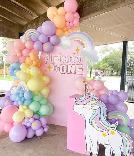Image of KBZVNAF Pastel Latex Party Balloons 50 Pack 12 inch