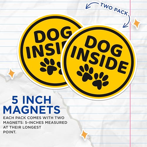 (2 Pack) Imanes Dog Inside - Fur Baby On Board miniatura 3