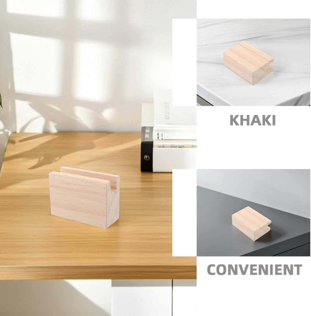 4pcs Wooden Furniture Risers for Bed and Sofa, Heavy Duty Wood Bed Leg Lifters Easy Installation and Sturdy Reliable Design, for Home Office and Living Room Furniture Height