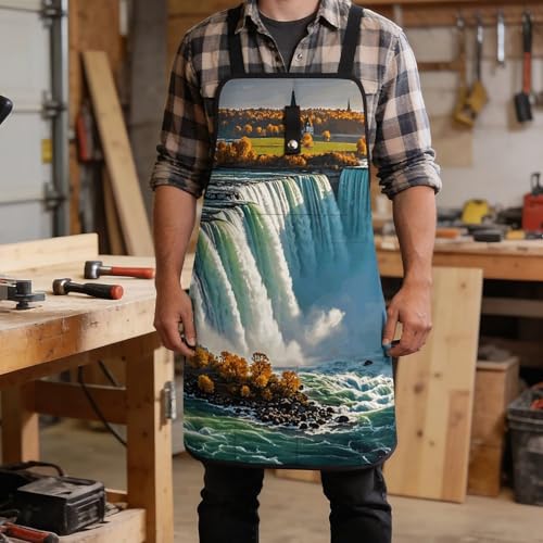 Delantal de trabajo Niagara Fall con bolsillos negro miniatura 5