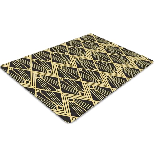 Protège-sol facile à nettoyer contre les rayures de fauteuil avec tapis de chaise PVC