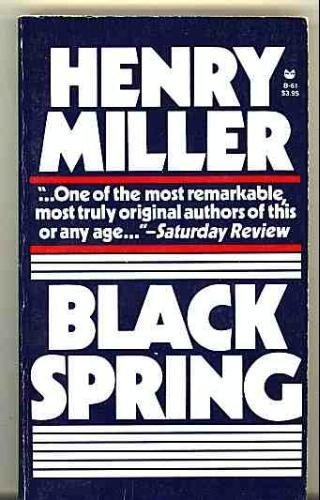 Black Spring 0394174712 Book Cover