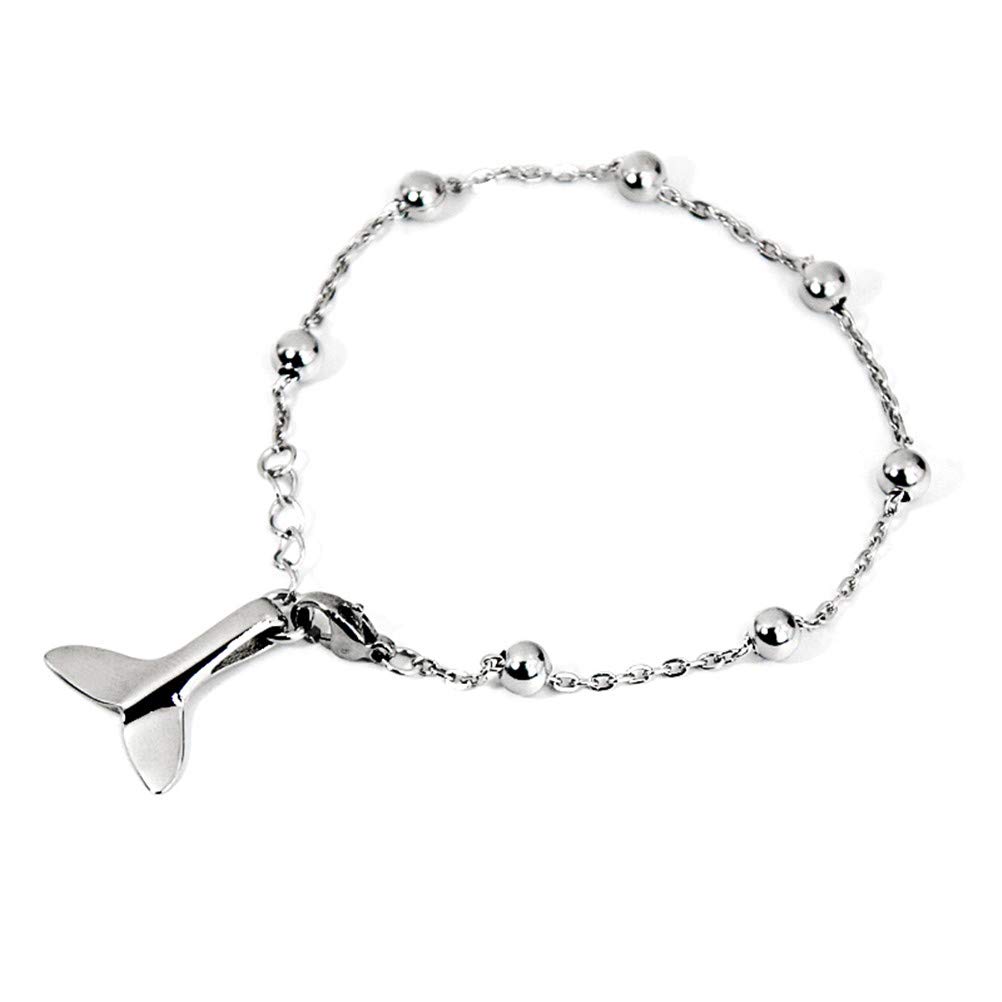 Charm Bracelet Women's Stainless Steel Bracelets Pendant Link Jewelry