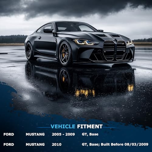 Image of Detroit Axle - Front End 14pc Suspension Kit for 05-10 Ford Mustang 2005 | 2006 2007 2008 2009 2010, 2 Struts 2 Rear Shock Absorbers 2 Lower Control Arms 2 Sway Bars 4 Tie Rods 2 Boots Replacement