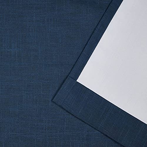Exclusive Home Curtains Eh8456-04-2-84G Bensen Blackout Grommet Top Curtain Panel Pair, 52X84, Indigo #TOP3