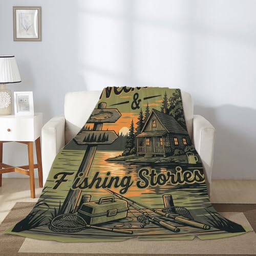Couverture douce en molleton confortable vert automne 152x203cm - 7