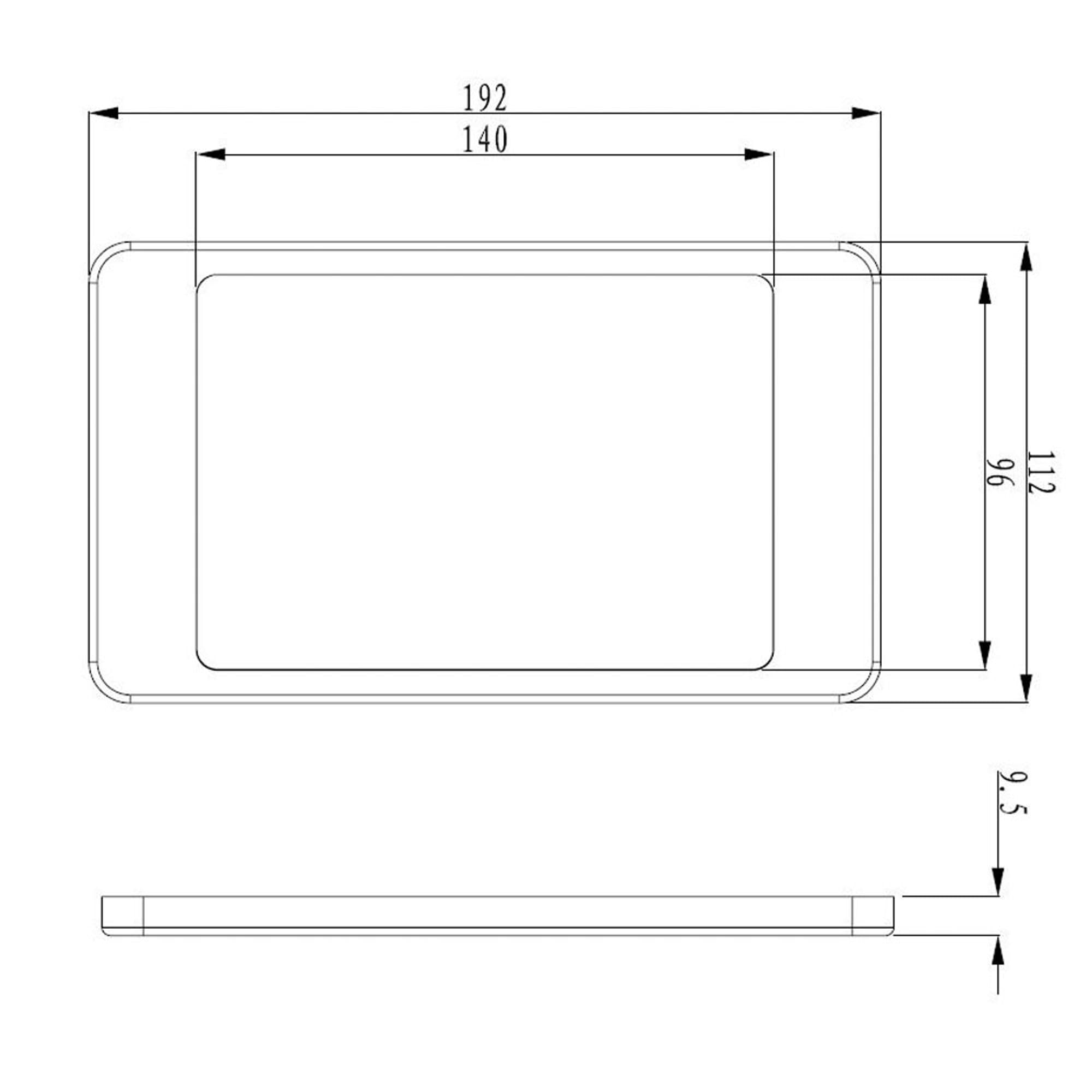 kalb Material für Möbel LED Unterbauleuchte 6Watt SET Sensor Küchenleuchte Einbauspot Einbaustrahler, Setgröße:3er SET, Lichtfarbe:neutralweiß, Auswahl:mit Sensor