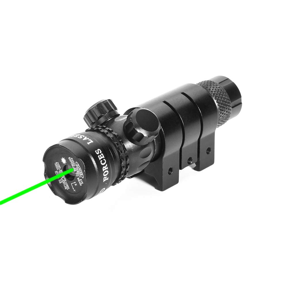 Mirini Green DOT Laser Mirino Mirini da Caccia 20mm Airsoftsport Rail & Barrel Pressure Switch Mount
