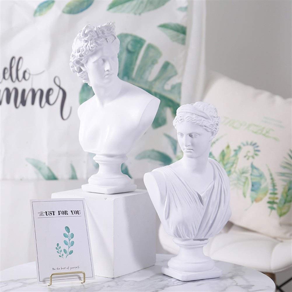 Amazon.co.jp: ヨーロッパのスケッチキャラクター像抽象デビッド彫刻