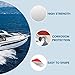 Haoguo Boat Keel Guard, Boat Bow Protector with 3M VHB Adhesive, 9.9''*9.9'', 316 Stainless Steel, Professional Shape Design, Essential for Ships or Yachts
