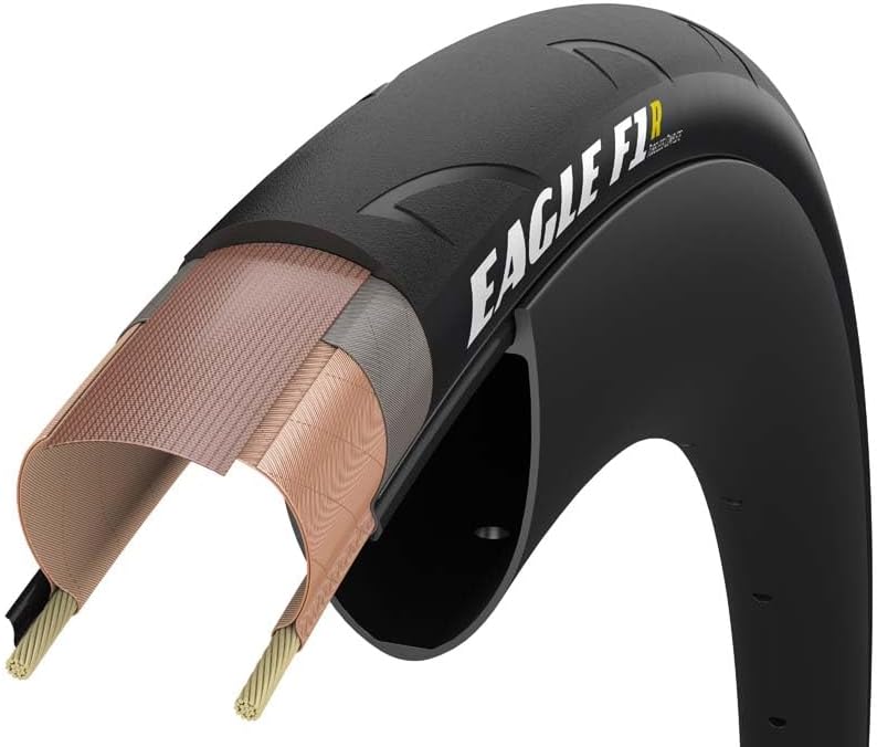 Eagle F1 R TLC Road Bike Folding Tyres // 25-622 (700 x 25C)