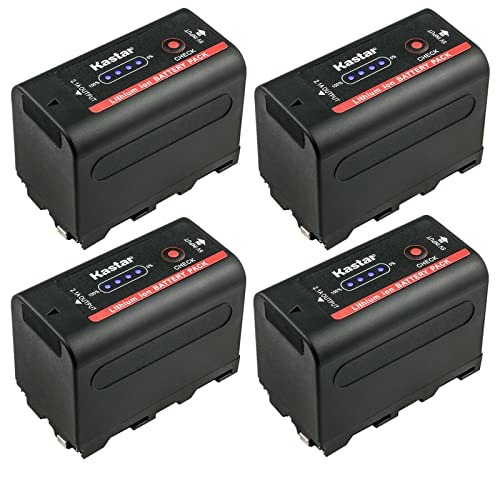 Kastar NP-F780EXP Battery 4-Pack for Z Cam