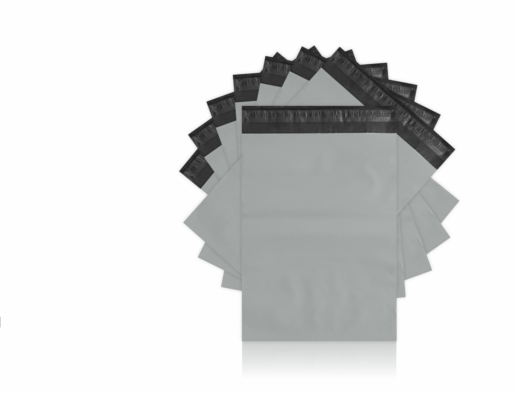 Parcel Bags Self Seal Postage Bag Water Resistant Courier Mailing Packaging Pouch Grey Recycled Postal Envelope Shipping Mailers For Mail Delivery Cloths & Small Items 6.5"x9" Parcel Packets (100pc)