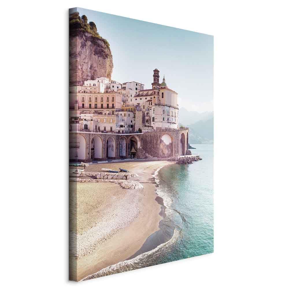 murando Canvas Wall Art Italian Coastal Town 20x30 cm / 8"x12" 1 pcs Canvas Prints XXL - Art Deco Pictures for Bedroom Walls - Home Decor Wall Pictures for Living Room d-B-0340-b-a โ image 1