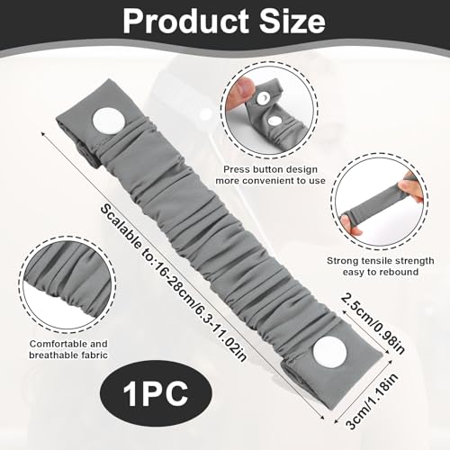 Image of Nasal Cannula Strap Ear Savers, Ear Protectors for Oxygen Tubing, Cannula Headband Strap, Secure Fit to Prevent Ear Soreness (Grey)