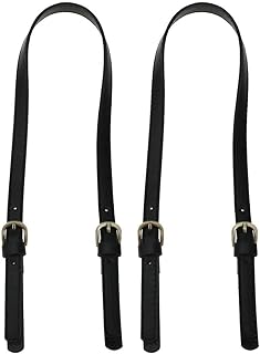 PU Leather Purse Handles 2 Pcs 65cm to 71cm Adjustable Leather Shoulder Strap Black Leather Purse Strap,Leather Shoulder Strap Purse Straps Replacement for Crossbody