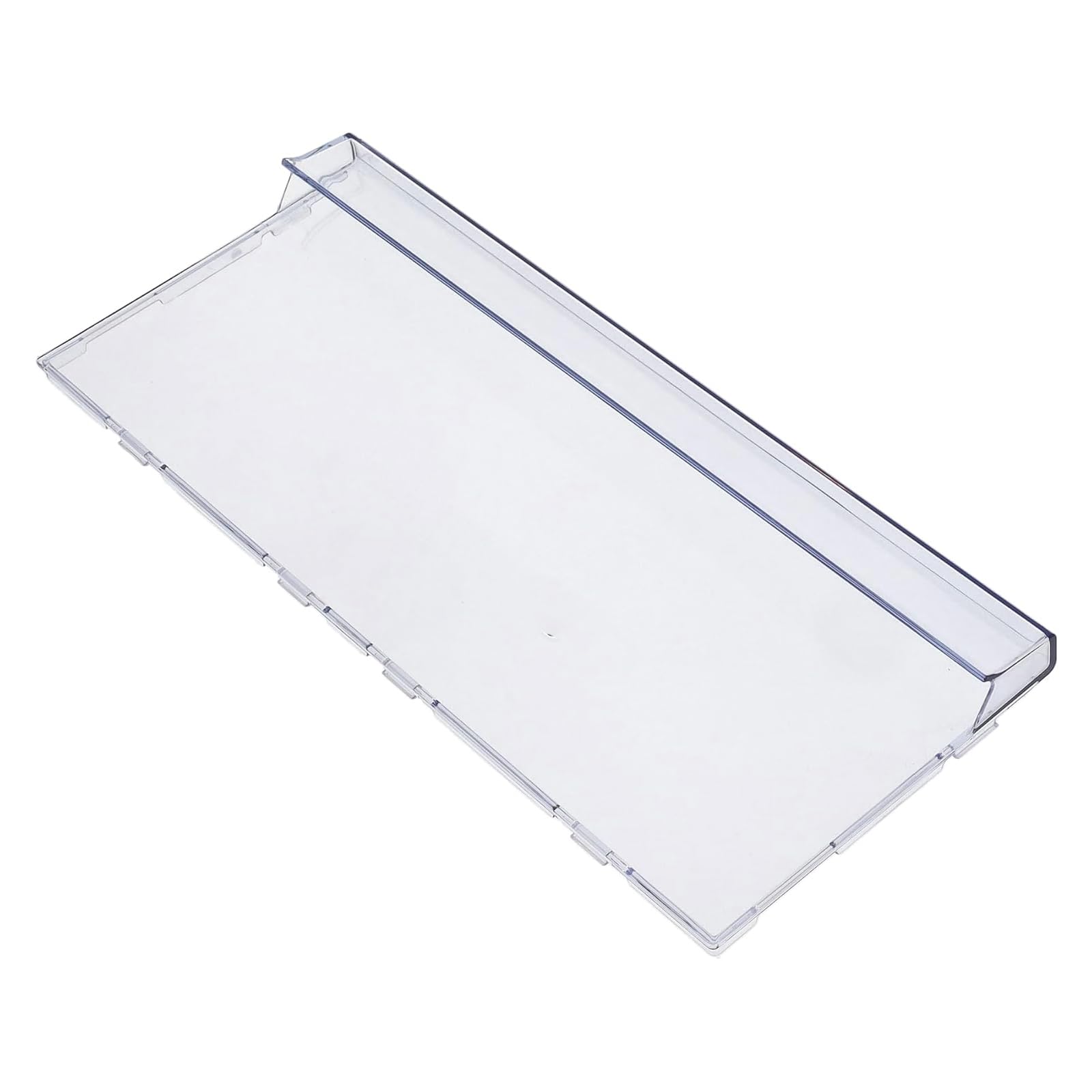 Spares2go Clear / Transparent Drawer Front Cover Handle For Beko Freezer (403Mm X 150Mm)