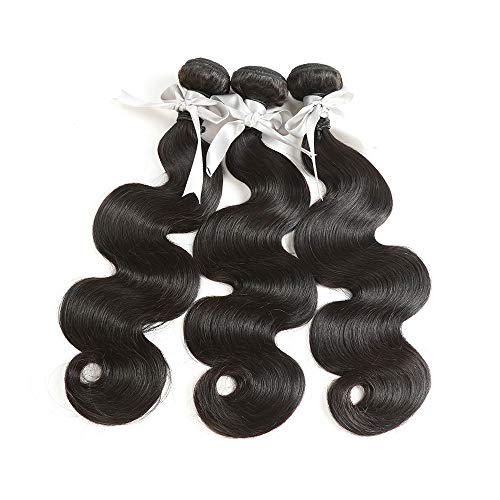 LANANEL 9A Virgin Brazilian Body Wave Bundles Human Hair Weave 10 12 14 inch Brazilian Hair Bundle 100% Unprocessed Body Wave Human Hair Bundles